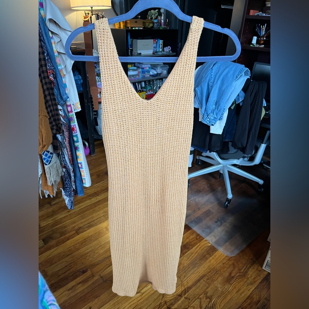 Gilli Peachy Tan Knit Tank Dress - Picture 12 of 12